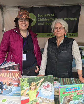 Alicia Schwab and Yvonne Pearson