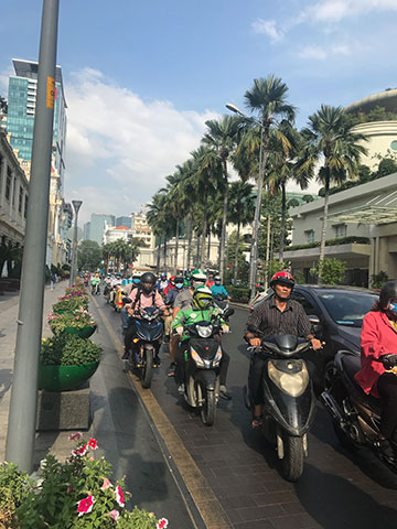 Motorbikes in Vietnam